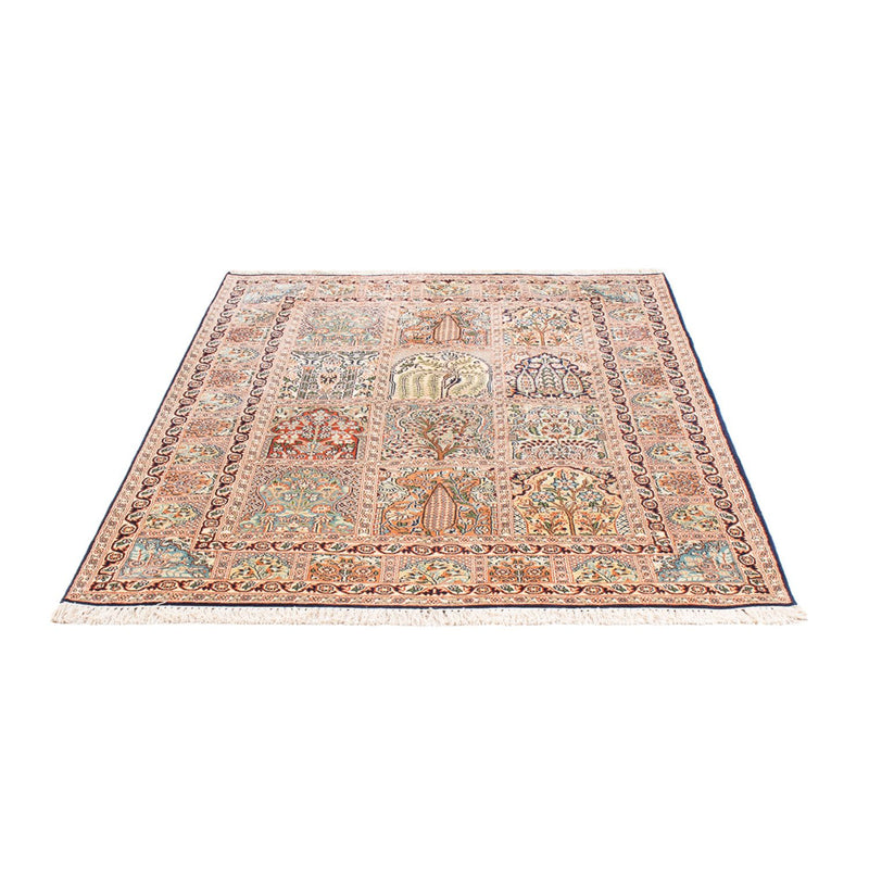 Silketæppe - Kashmir Silk - 178 x 123 cm - beige