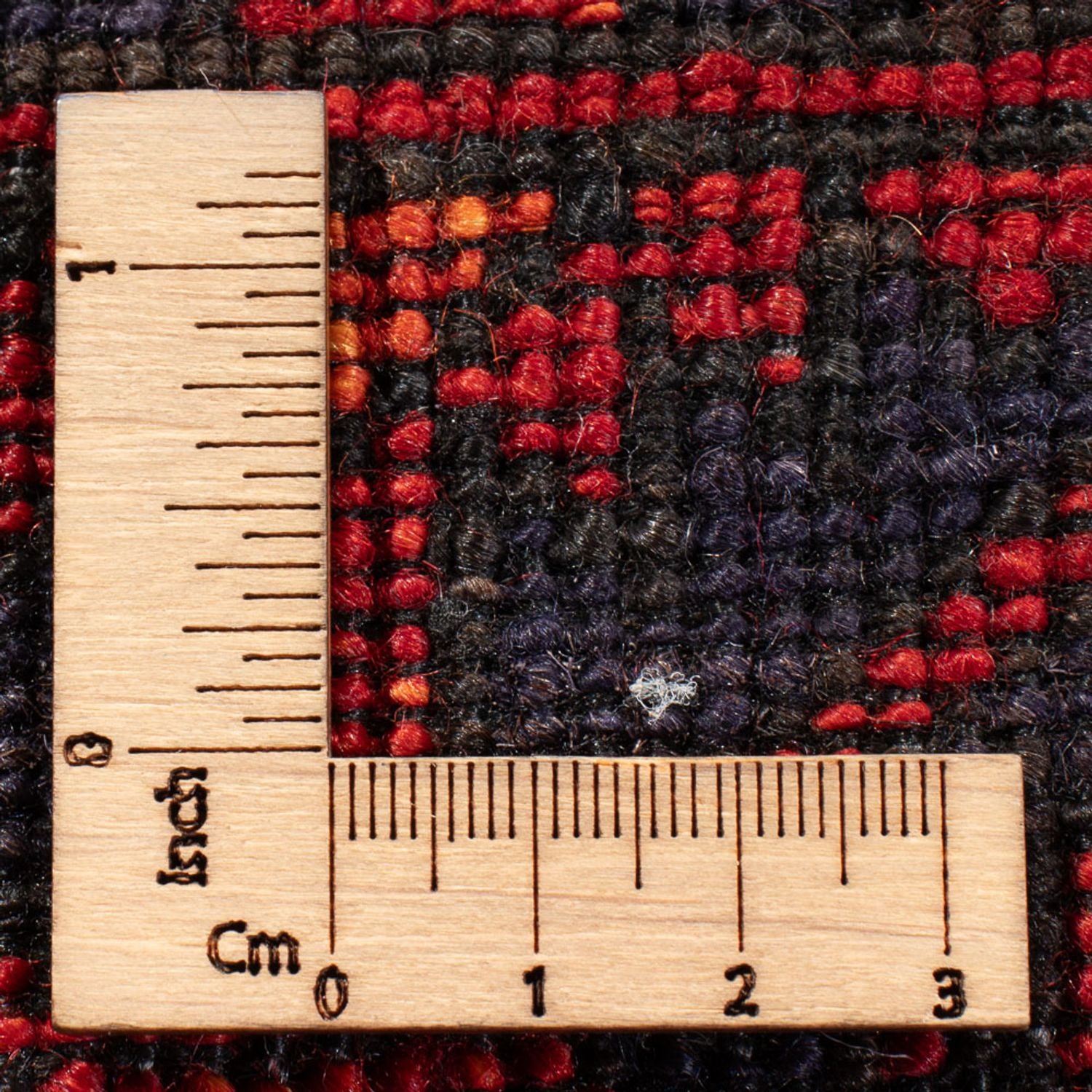 Afghansk tæppe - 136 x 82 cm - rød