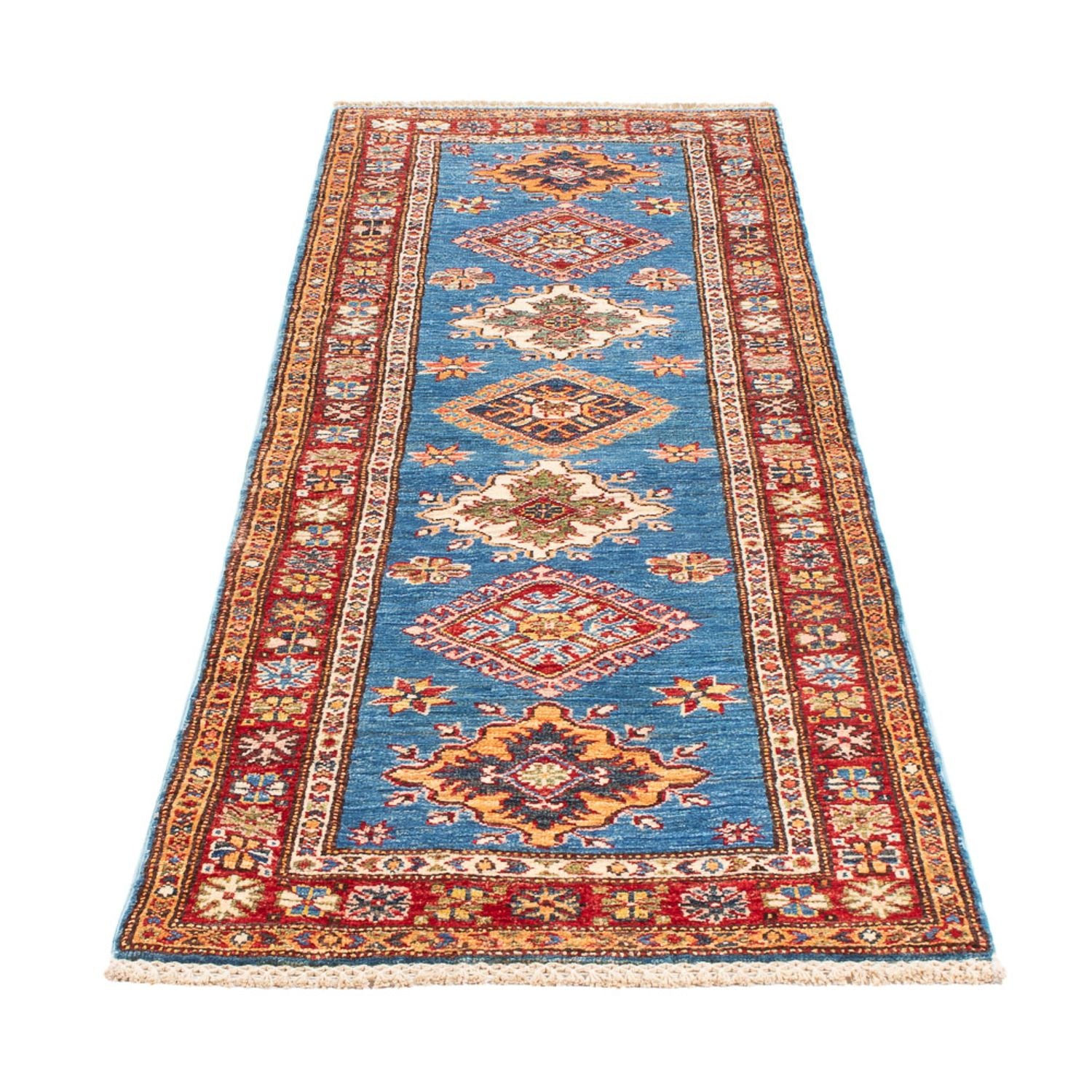 Løber Ziegler Carpet - Kazak - 205 x 63 cm - blå