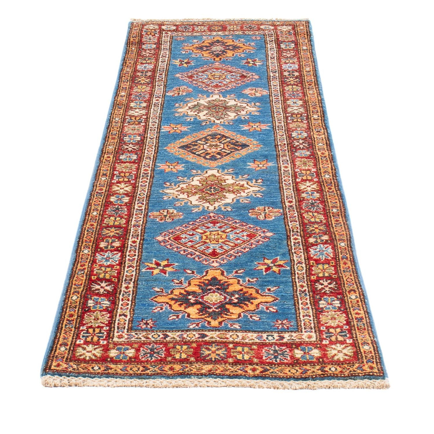 Løber Ziegler Carpet - Kazak - 205 x 63 cm - blå