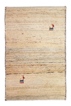 Gabbeh-tæppe - Persisk - 60 x 40 cm - brun