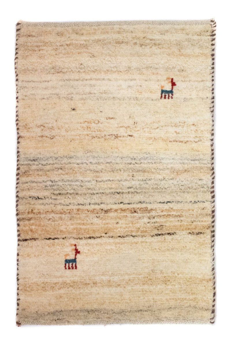 Gabbeh-tæppe - Persisk - 60 x 40 cm - brun