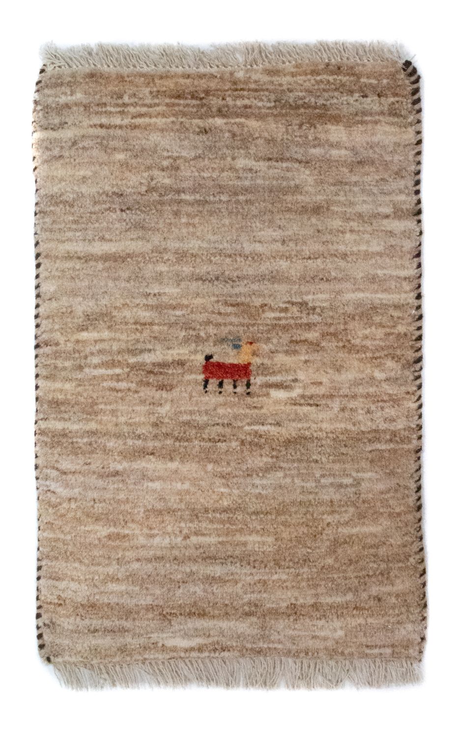 Gabbeh-tæppe - Persisk - 60 x 40 cm - brun