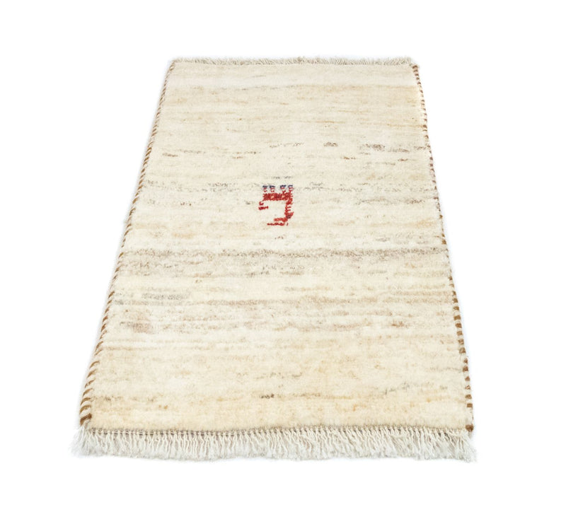 Gabbeh-tæppe - Persisk - 60 x 40 cm - beige