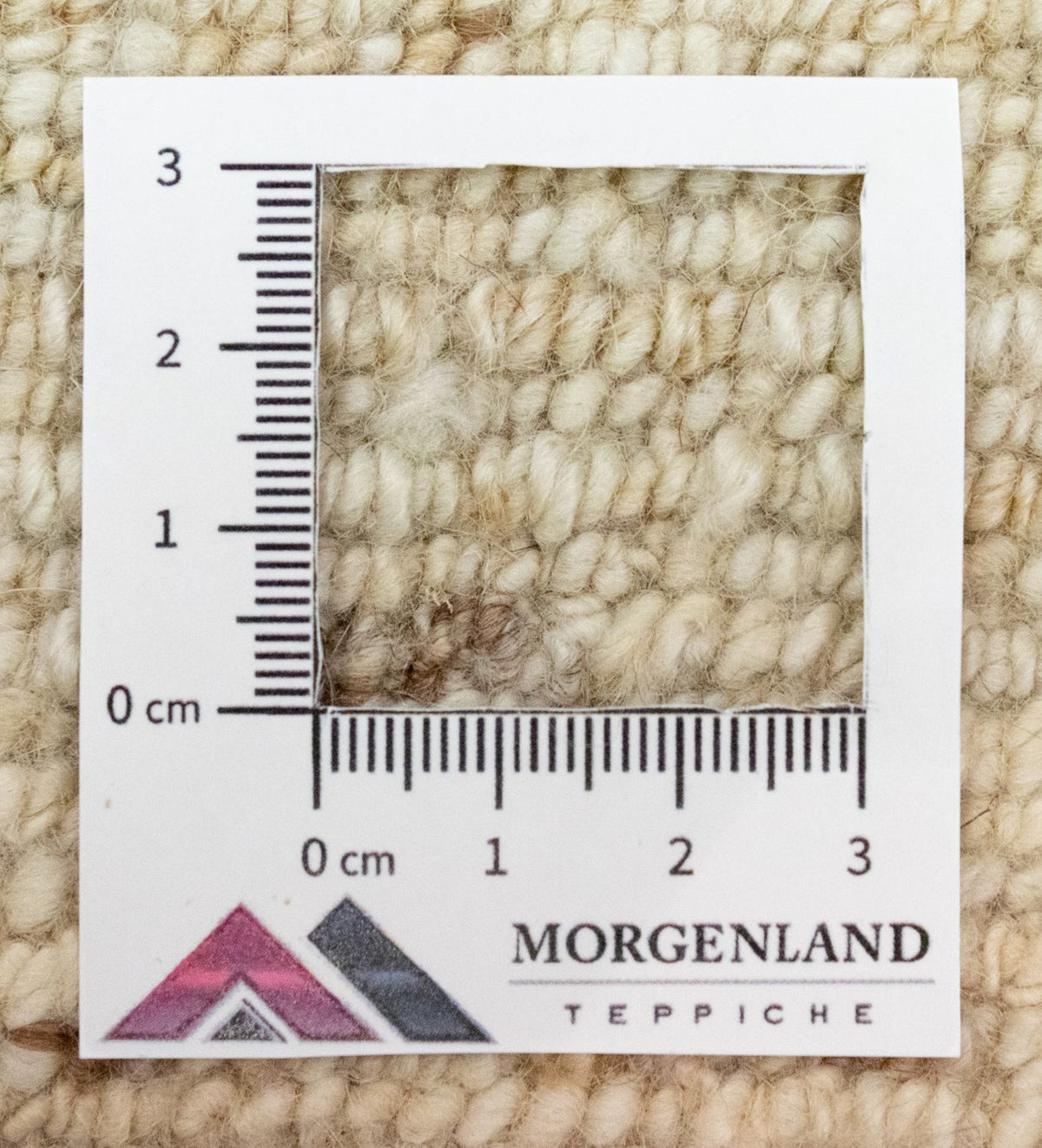 Gabbeh-tæppe - Persisk - 60 x 40 cm - beige