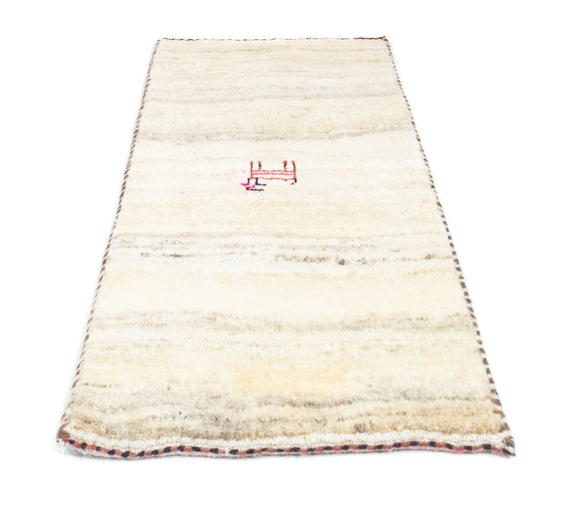 Gabbeh-tæppe - Persisk - 60 x 40 cm - beige