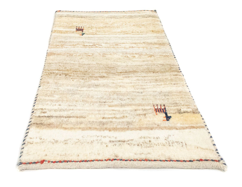 Gabbeh-tæppe - Persisk - 60 x 40 cm - beige