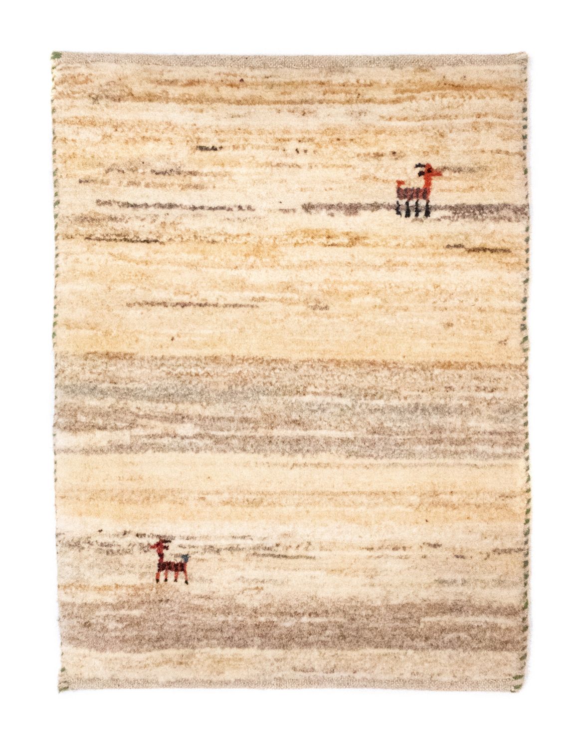 Gabbeh-tæppe - Persisk - 60 x 40 cm - beige