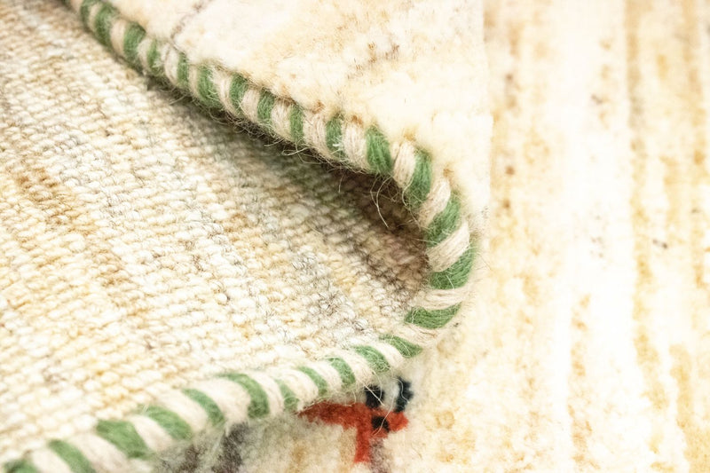 Gabbeh-tæppe - Persisk - 60 x 40 cm - beige