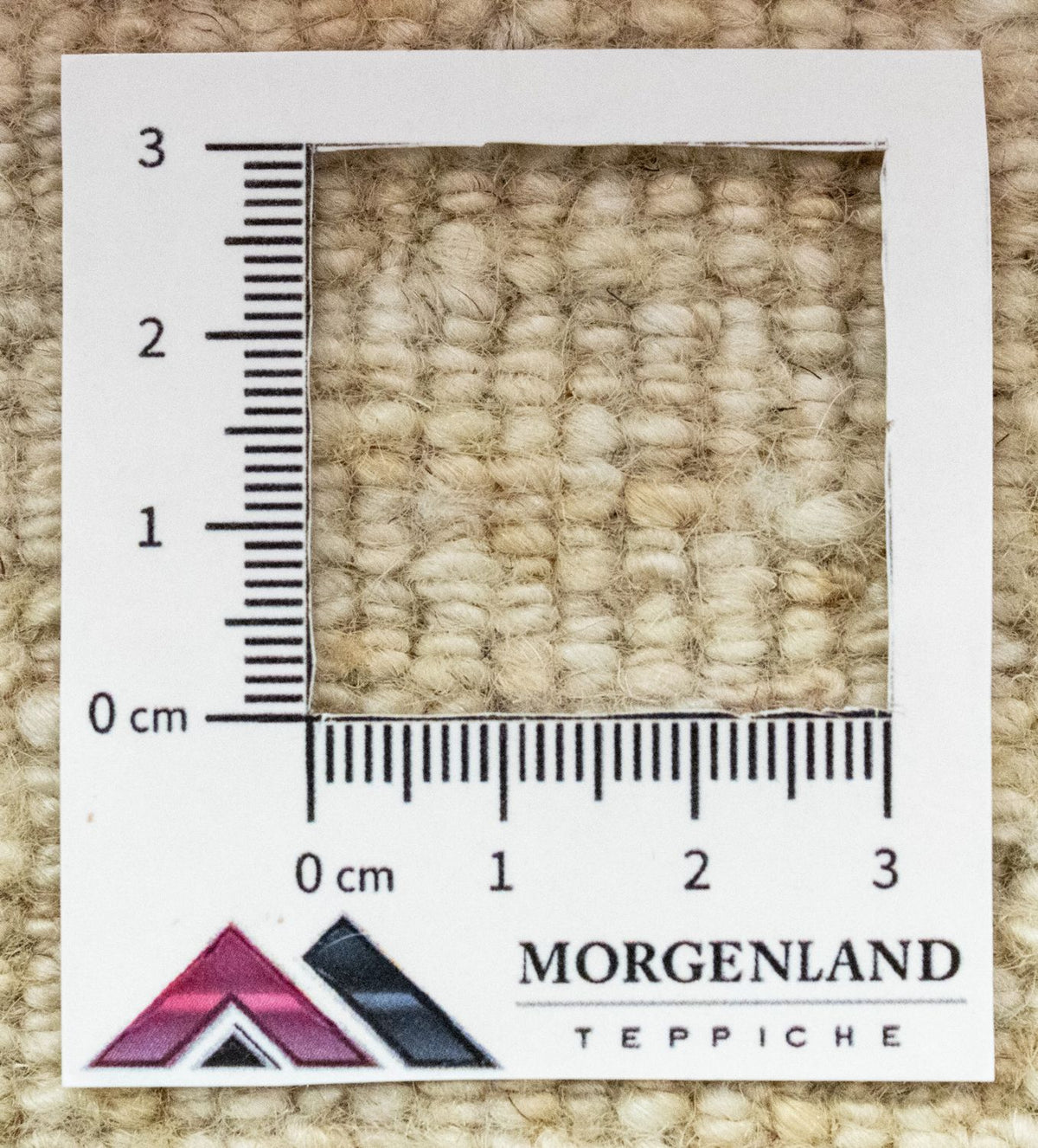 Gabbeh-tæppe - Persisk - 60 x 40 cm - beige