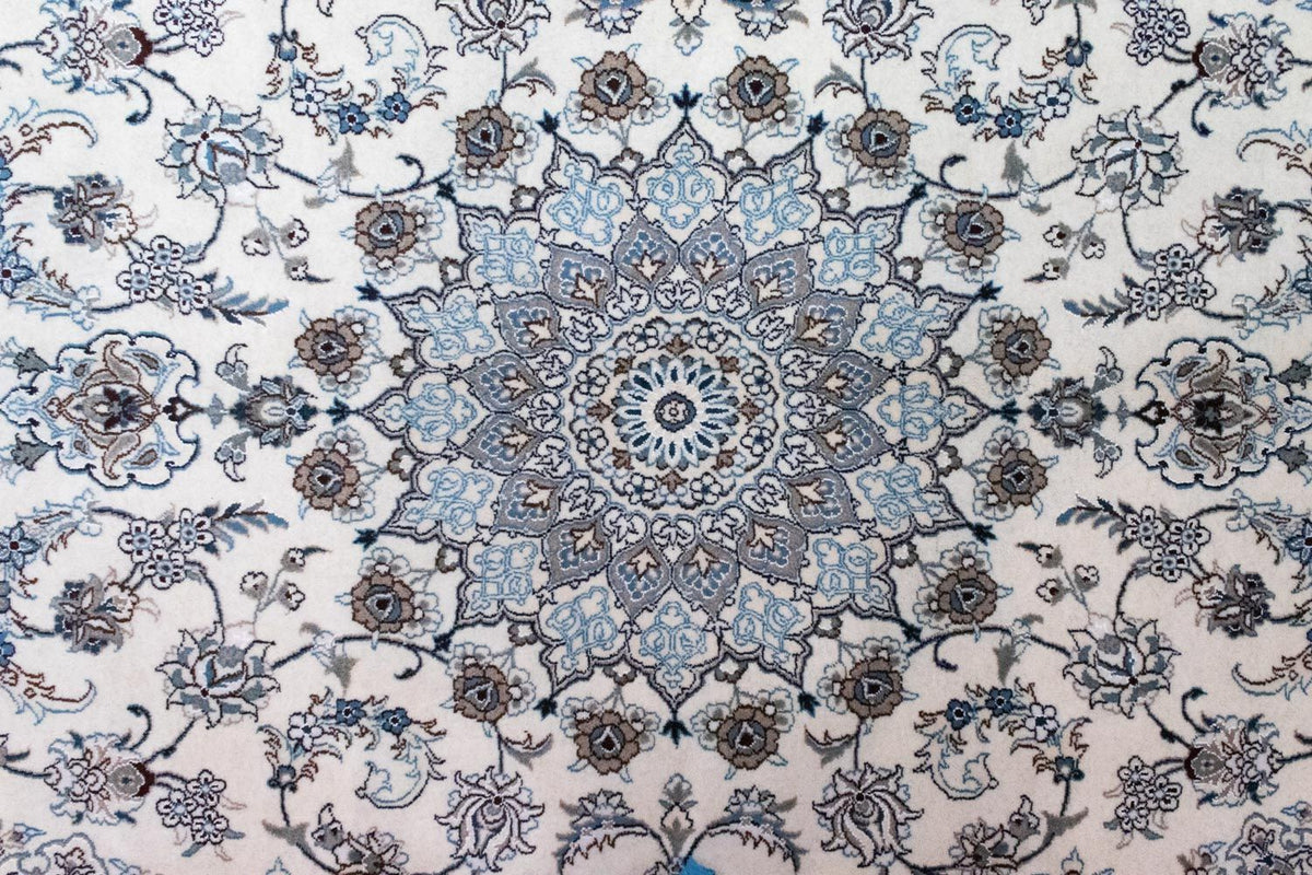 Persisk tæppe - Nain - 350 x 246 cm - naturlig hvid