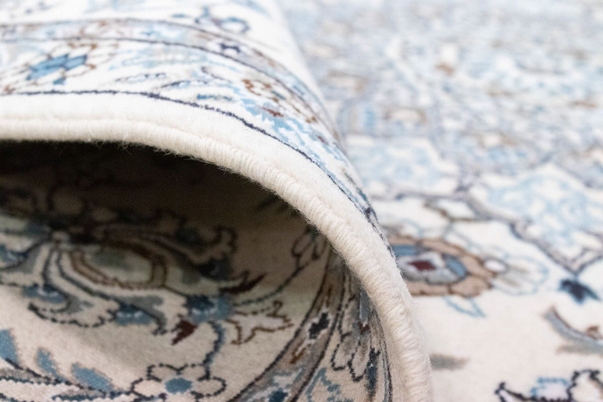 Persisk tæppe - Nain - 350 x 246 cm - naturlig hvid