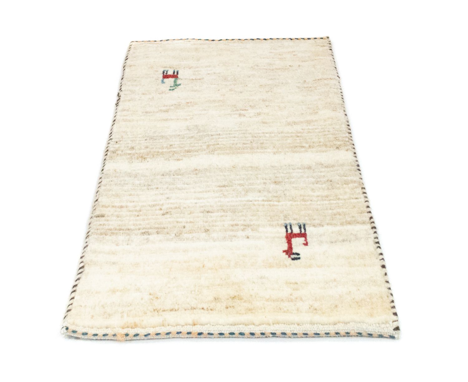 Gabbeh-tæppe - Persisk - 60 x 40 cm - beige