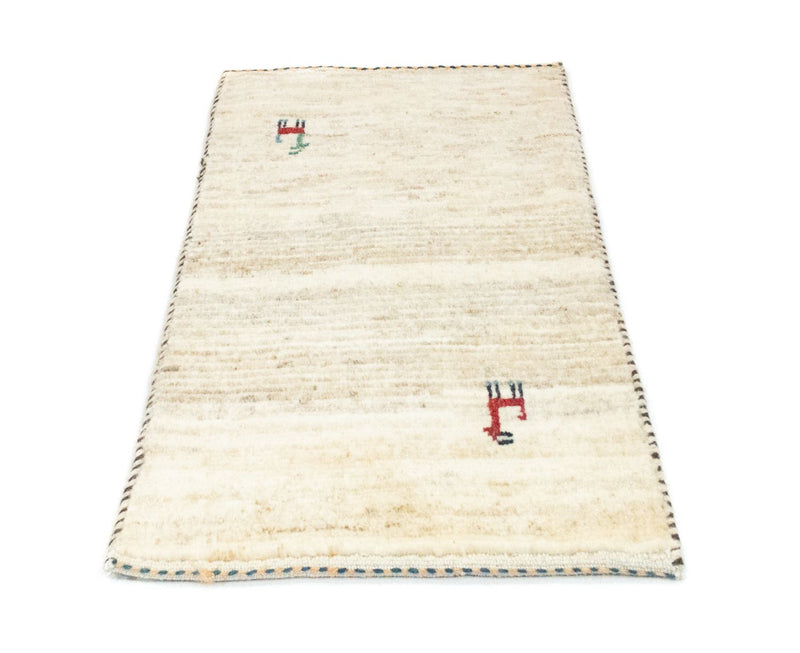 Gabbeh-tæppe - Persisk - 60 x 40 cm - beige