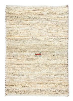 Gabbeh-tæppe - Persisk - 60 x 40 cm - beige