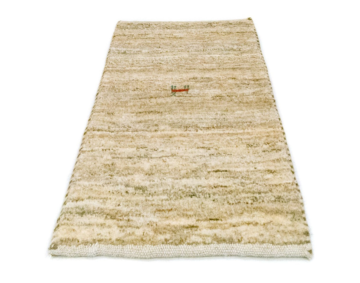 Gabbeh-tæppe - Persisk - 60 x 40 cm - beige