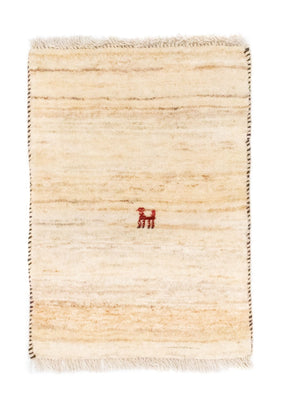 Gabbeh-tæppe - Persisk - 60 x 40 cm - beige