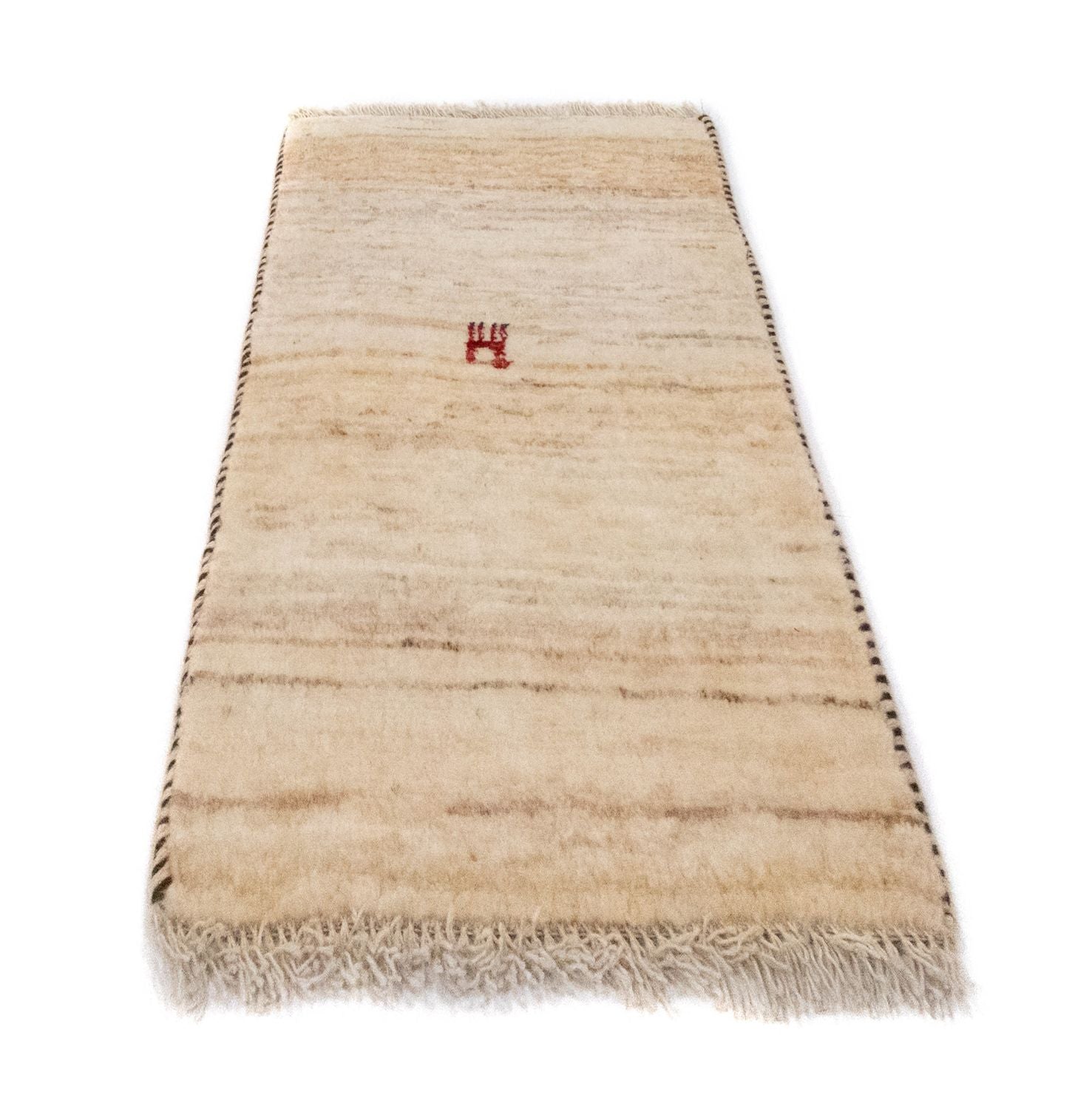 Gabbeh-tæppe - Persisk - 60 x 40 cm - beige