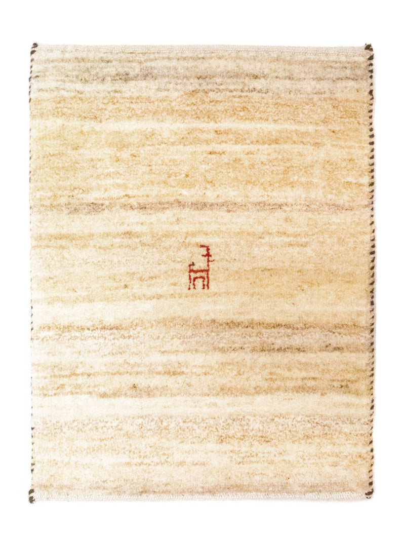 Gabbeh-tæppe - Persisk - 60 x 40 cm - beige