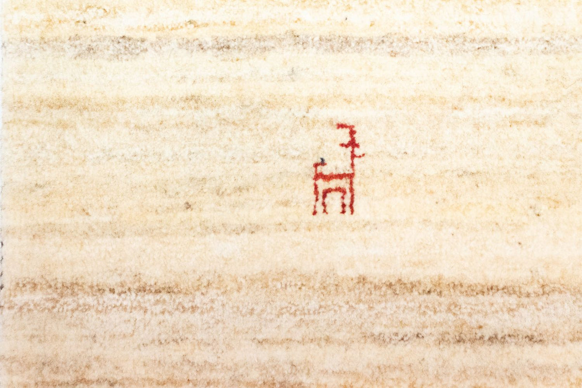 Gabbeh-tæppe - Persisk - 60 x 40 cm - beige