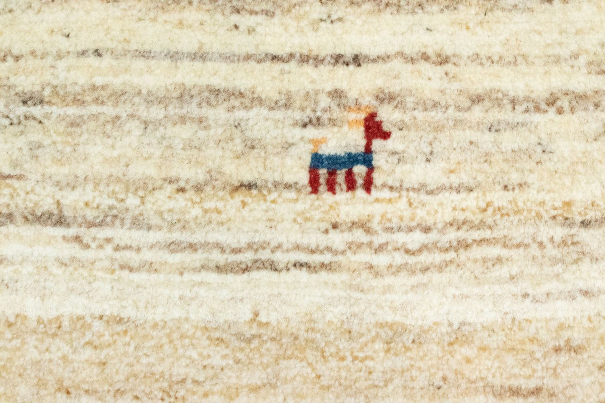 Gabbeh-tæppe - Persisk - 60 x 40 cm - beige