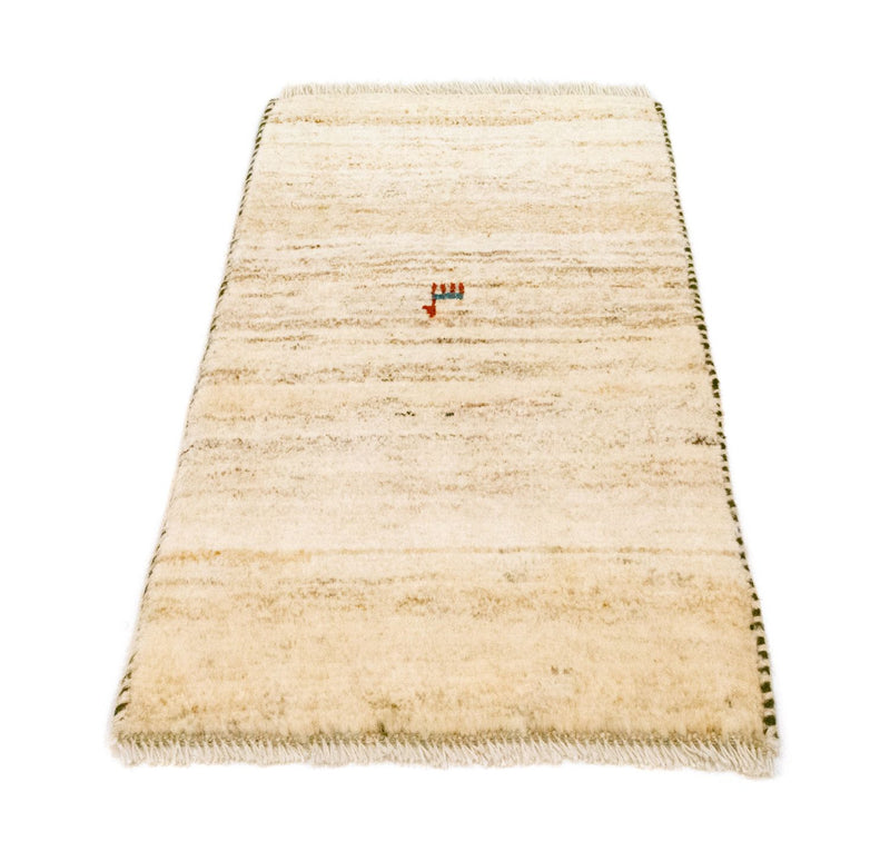 Gabbeh-tæppe - Persisk - 60 x 40 cm - beige