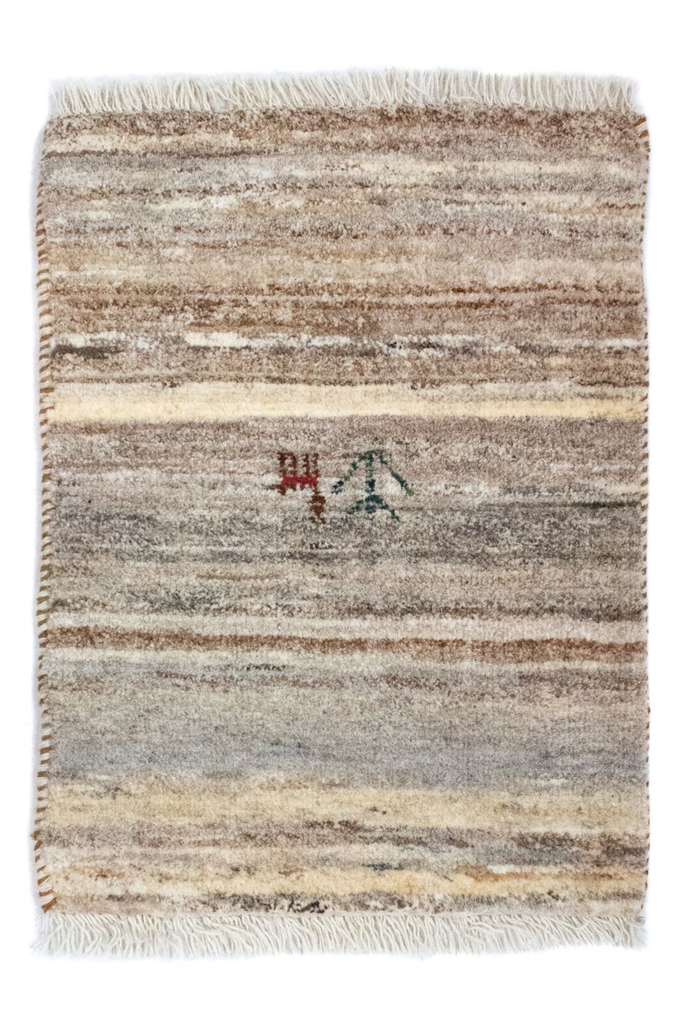 Gabbeh-tæppe - Persisk - 60 x 40 cm - brun
