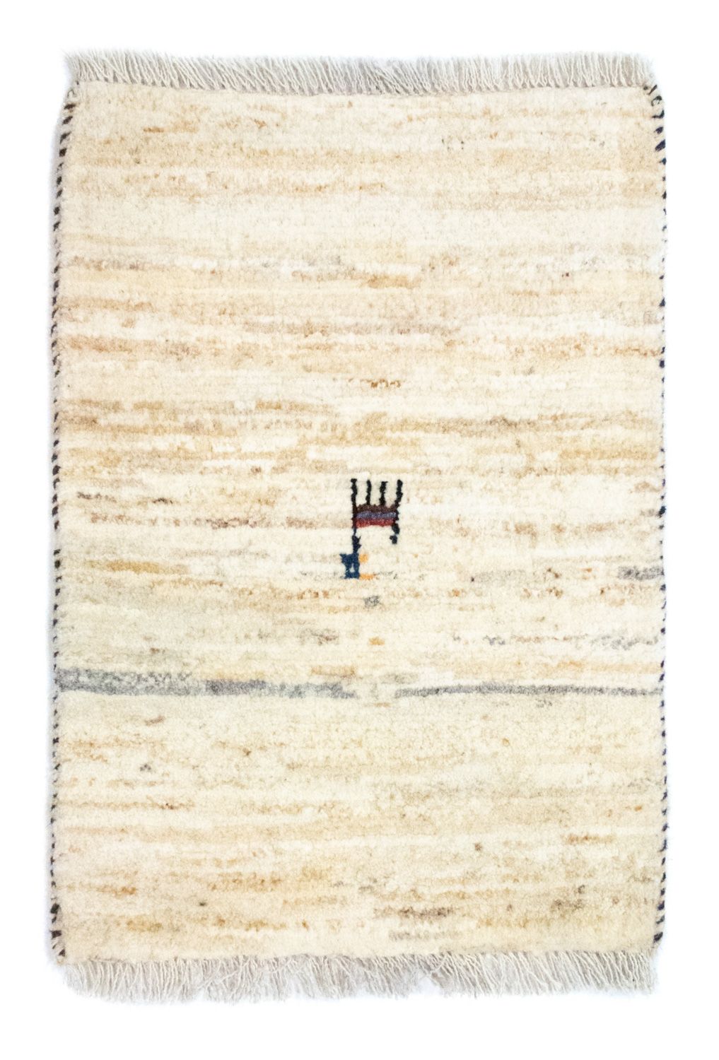 Gabbeh-tæppe - Persisk - 60 x 40 cm - beige