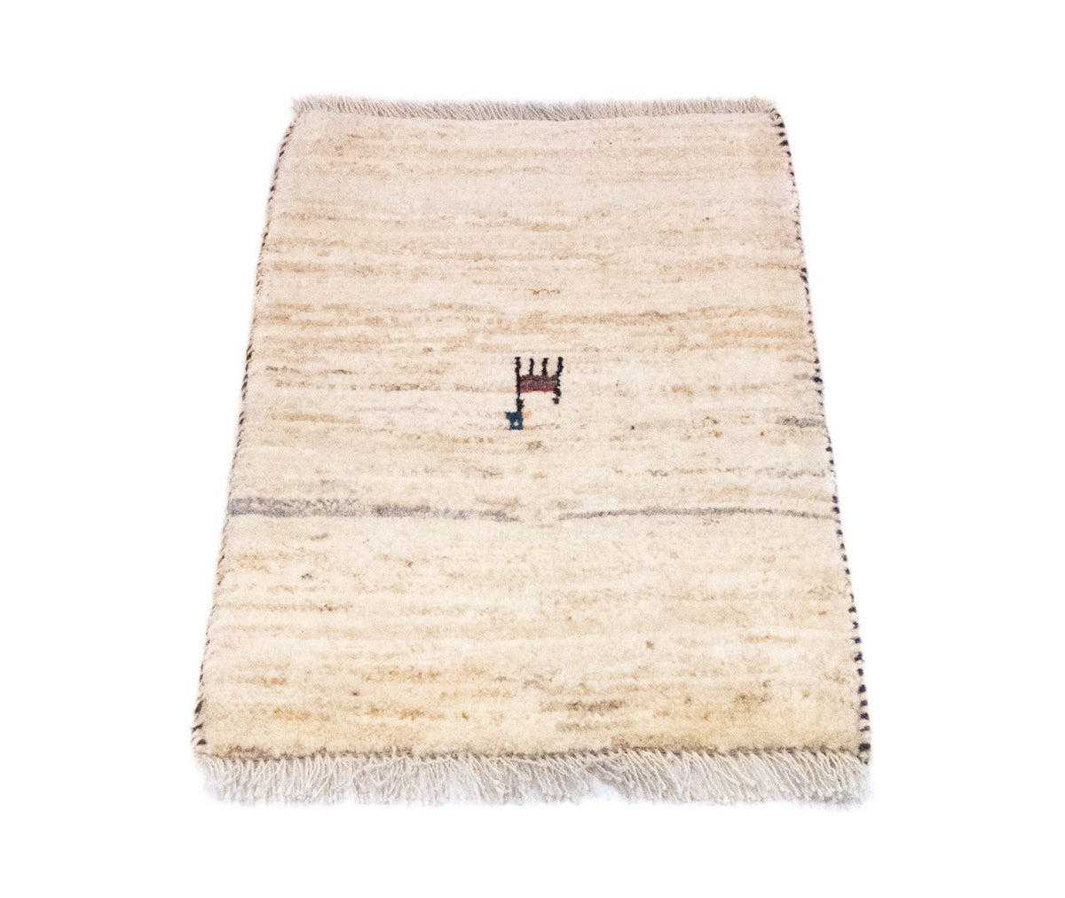 Gabbeh-tæppe - Persisk - 60 x 40 cm - beige