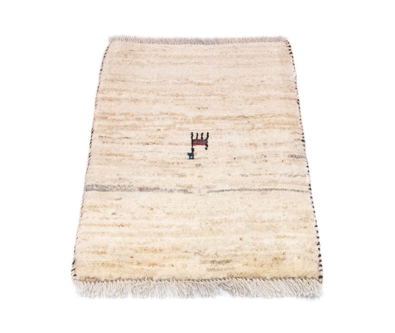 Gabbeh-tæppe - Persisk - 60 x 40 cm - beige