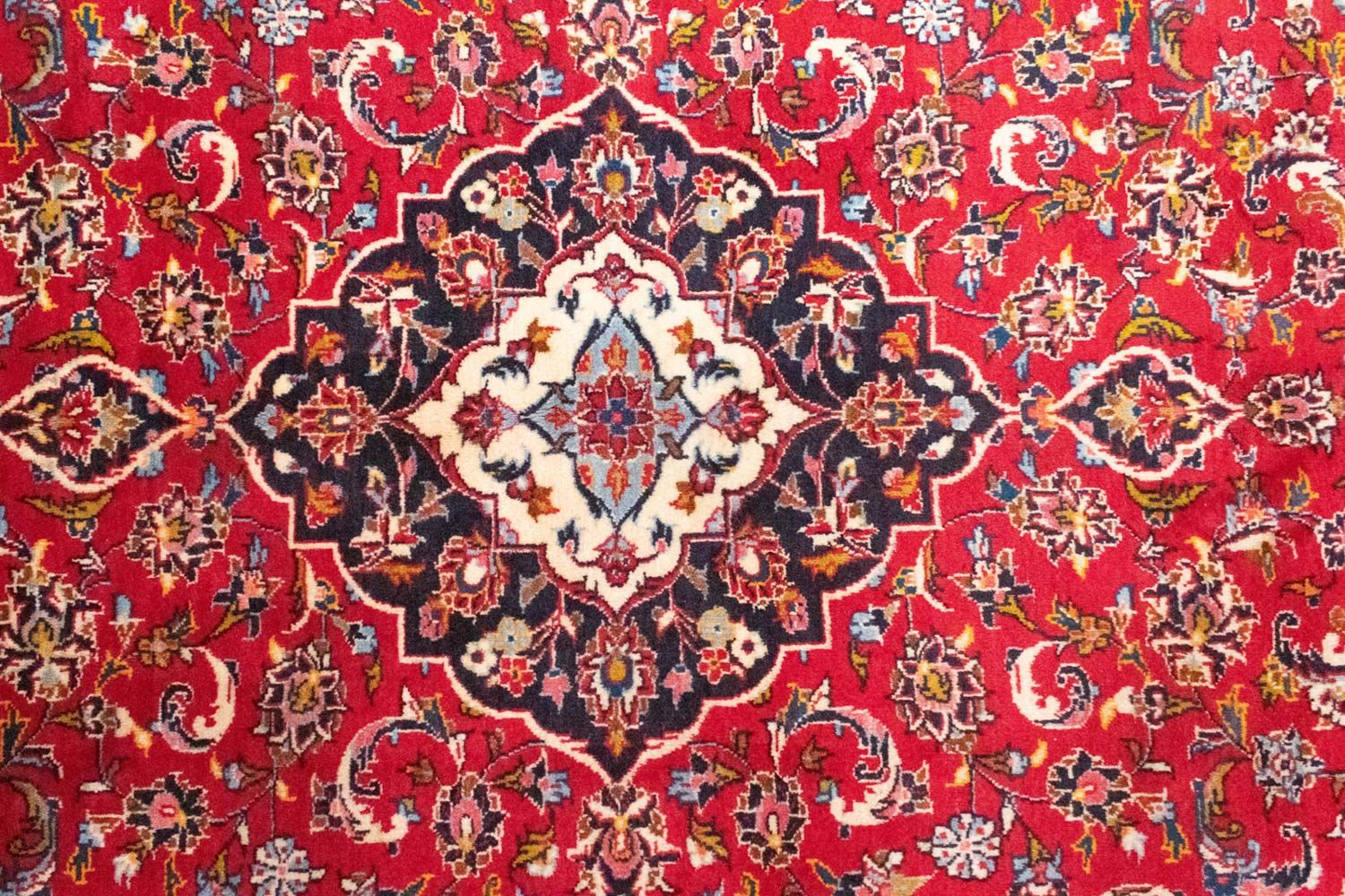 Persisk tæppe - Keshan - 258 x 150 cm - rød