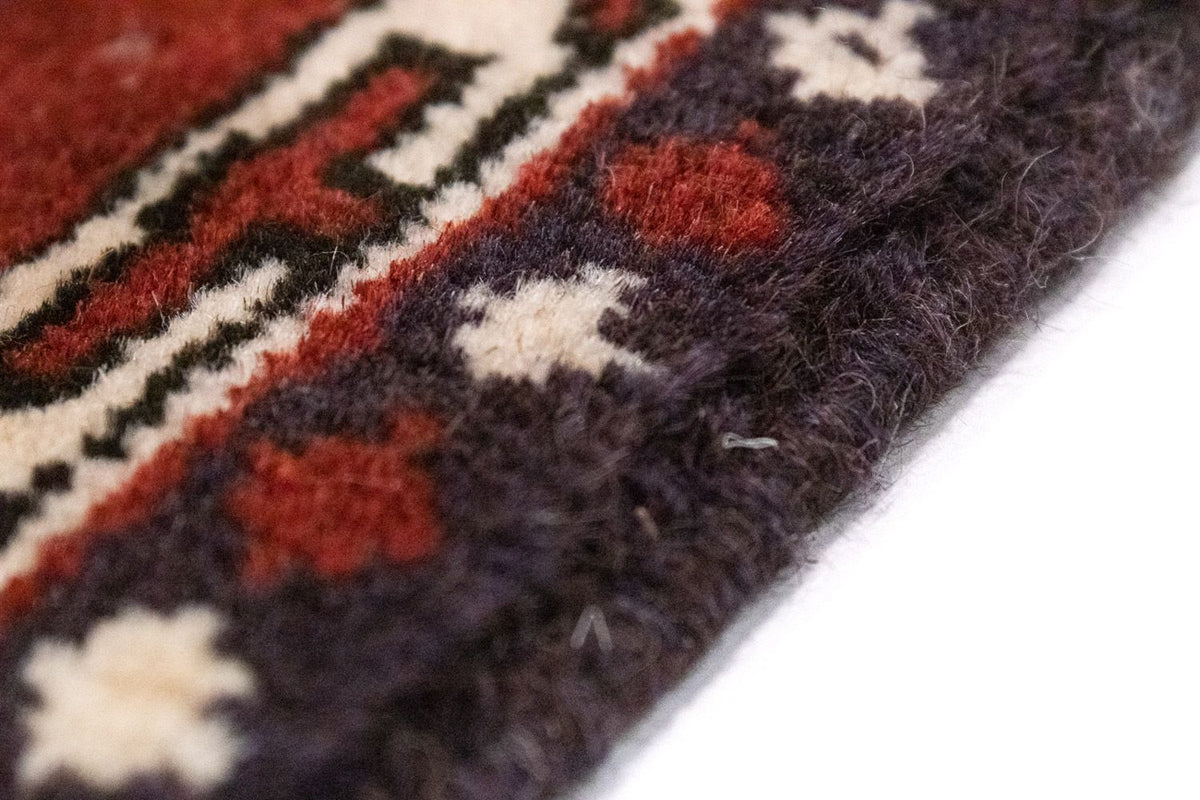 Persisk tæppe - Nomadisk firkantet  - 54 x 40 cm - brun