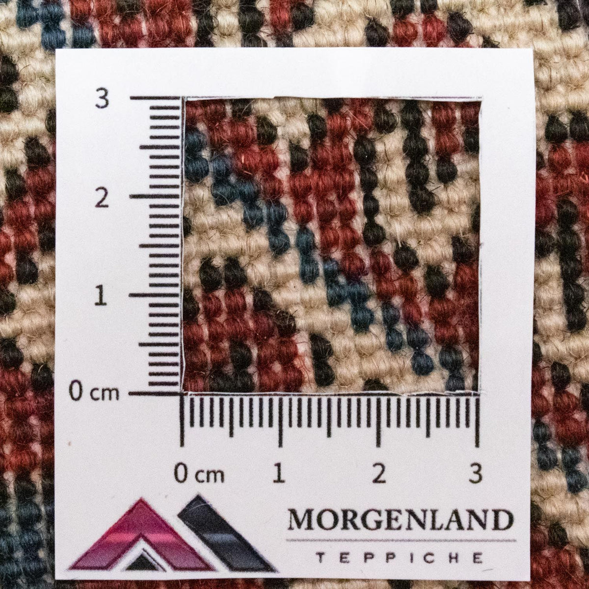 Persisk tæppe - Nomadisk firkantet  - 54 x 40 cm - brun