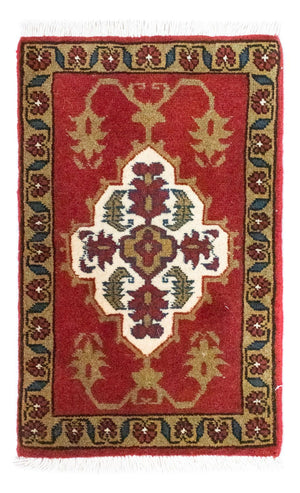 Persisk tæppe - Nomadisk firkantet  - 54 x 40 cm - rød