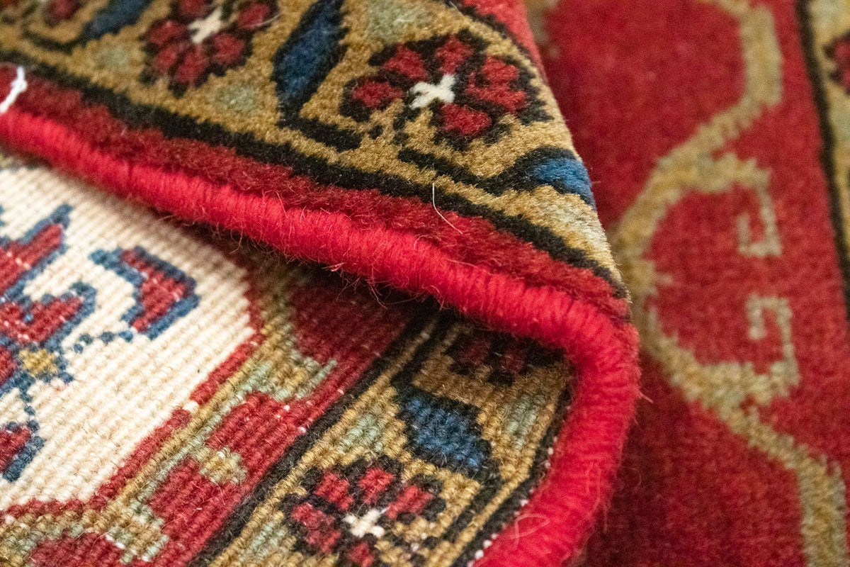 Persisk tæppe - Nomadisk firkantet  - 54 x 40 cm - rød