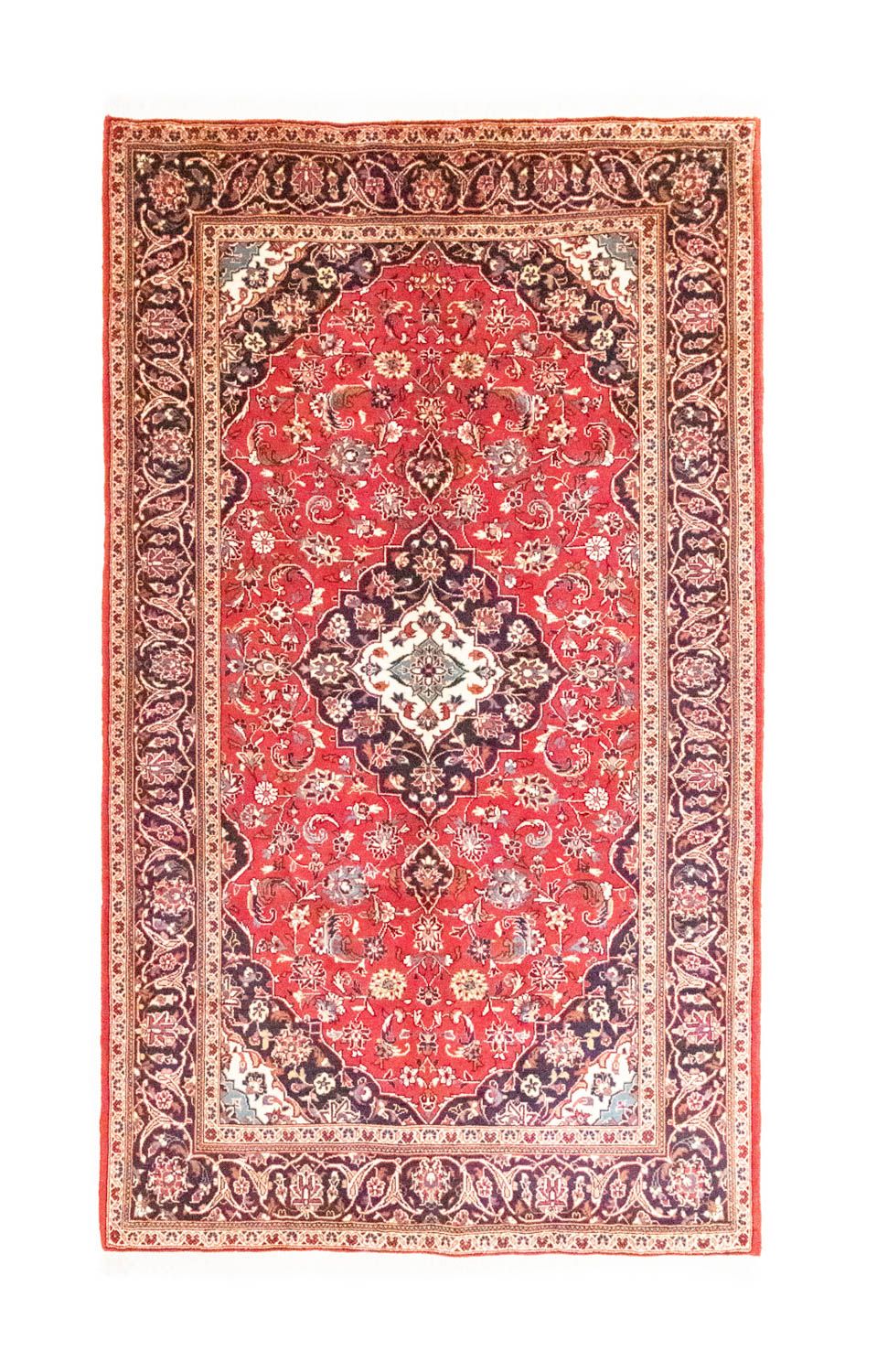 Persisk tæppe - Keshan - 251 x 146 cm - rød