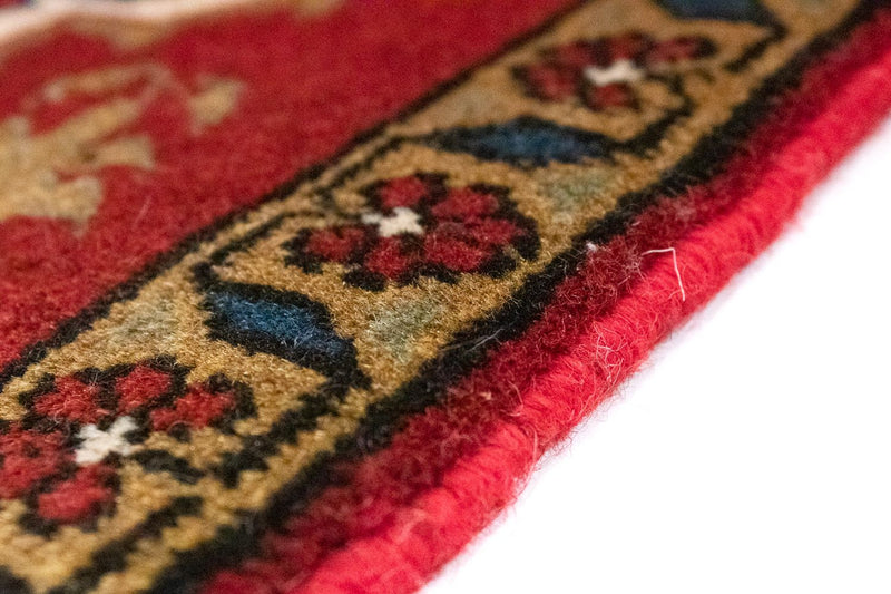Persisk tæppe - Nomadisk firkantet  - 54 x 40 cm - rød