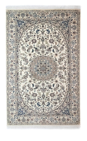 Persisk tæppe - Nain - Royal - 245 x 155 cm - naturlig hvid
