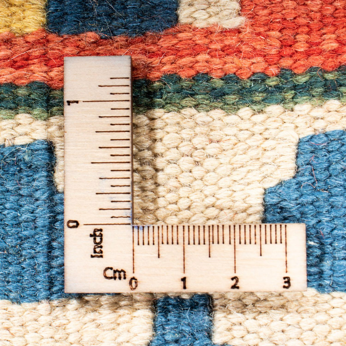 Løber Kelim-tæppe - orientalsk - 206 x 60 cm - mørkerød