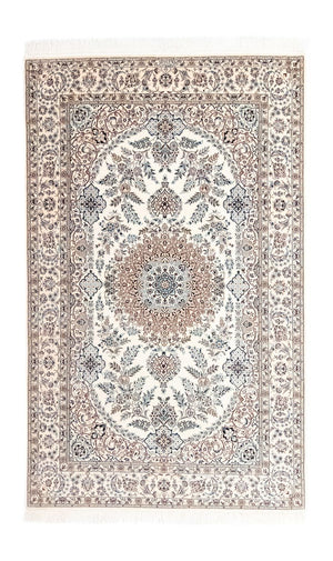 Persisk tæppe - Nain - Premium - 234 x 145 cm - naturlig hvid