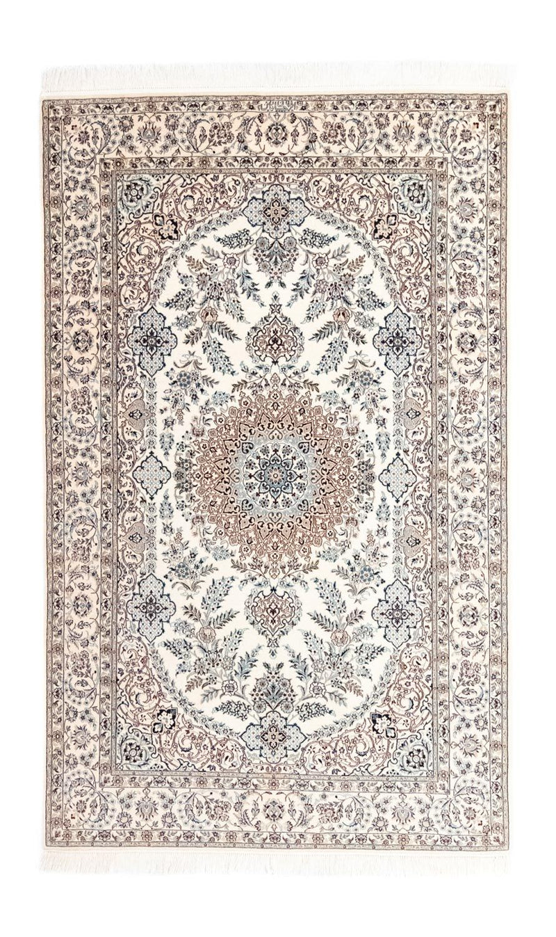 Persisk tæppe - Nain - Premium - 234 x 145 cm - naturlig hvid