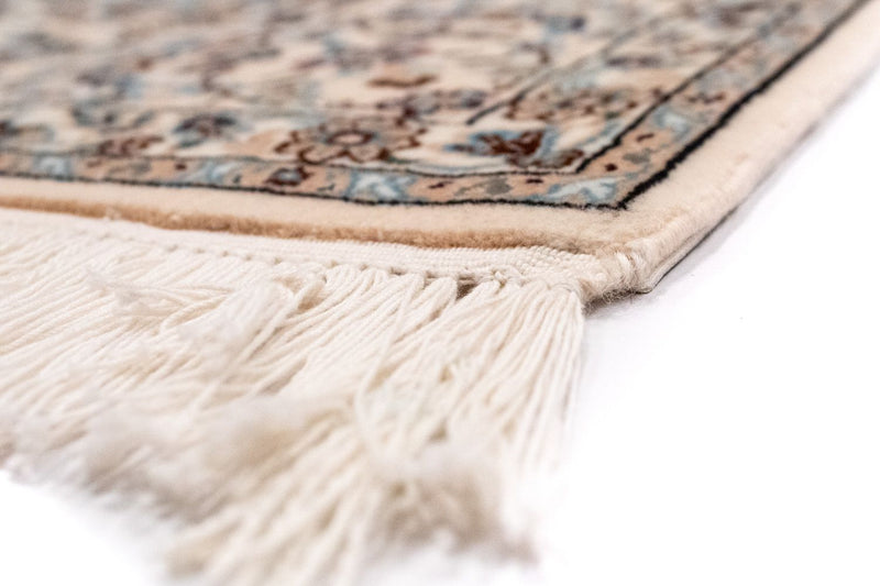 Persisk tæppe - Nain - Premium - 234 x 145 cm - naturlig hvid