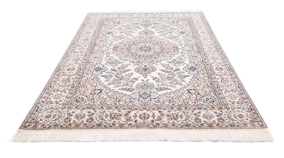 Persisk tæppe - Nain - Premium - 234 x 145 cm - naturlig hvid