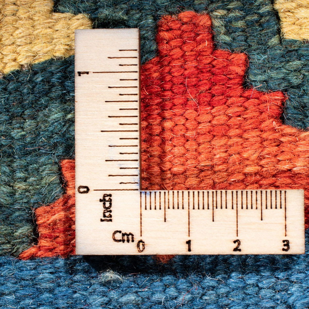 Løber Kelim-tæppe - orientalsk - 204 x 62 cm - blå