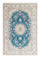 Persisk tæppe - Nain - Premium - 230 x 153 cm - turkis
