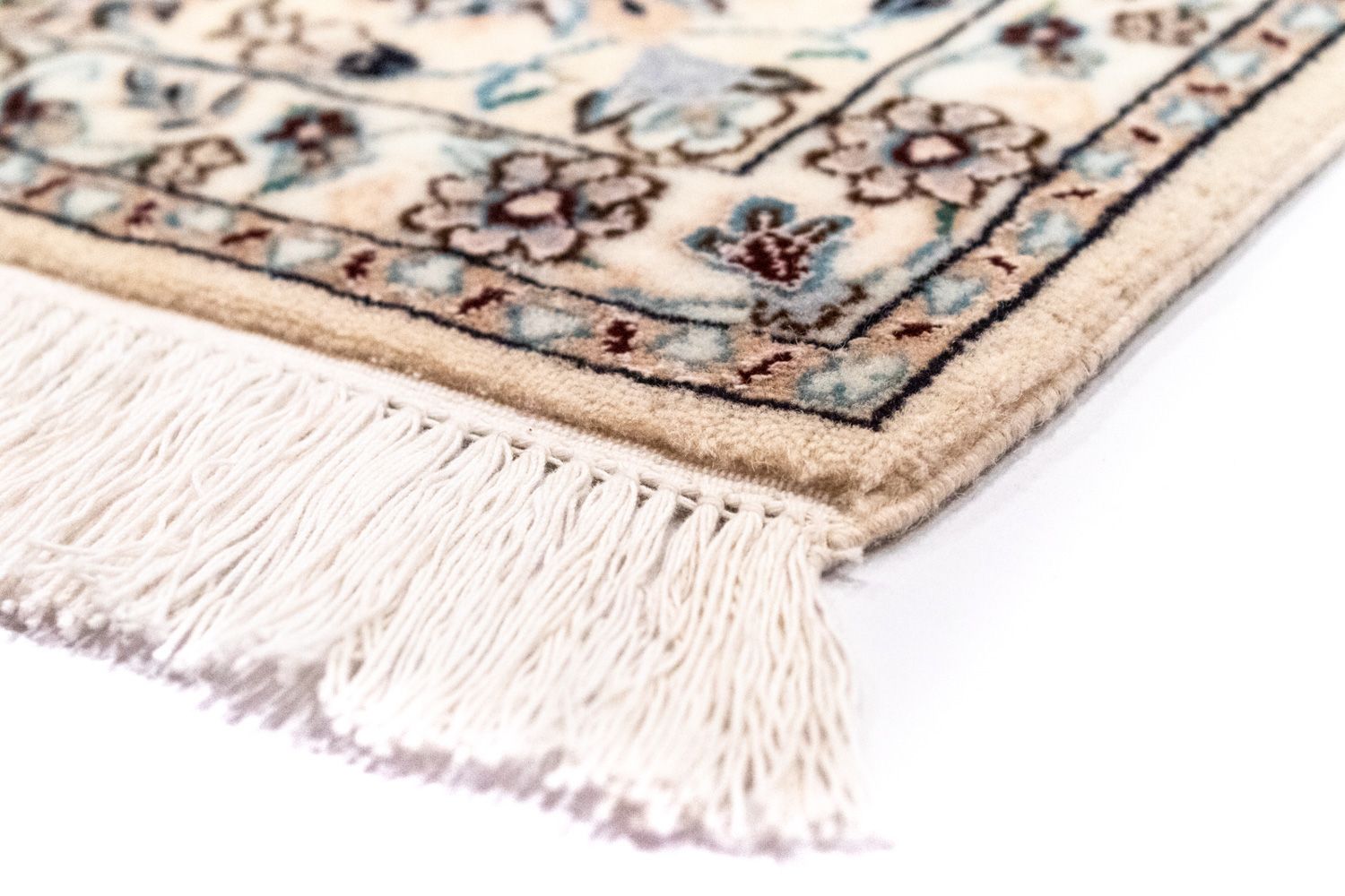 Persisk tæppe - Nain - Premium - 230 x 153 cm - turkis