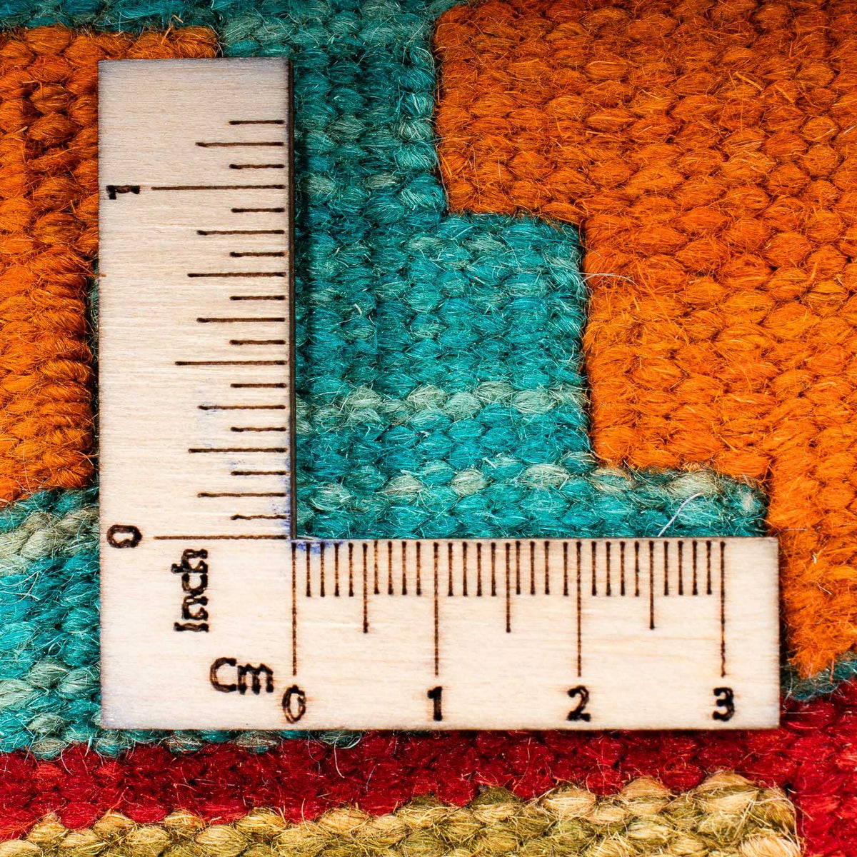 Kelim Carpet - Splash - 200 x 153 cm - flerfarvet