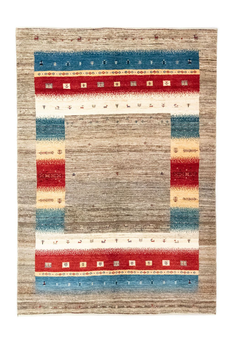 Gabbeh Tæppe - Loribaft Persisk - 212 x 148 cm - flerfarvet