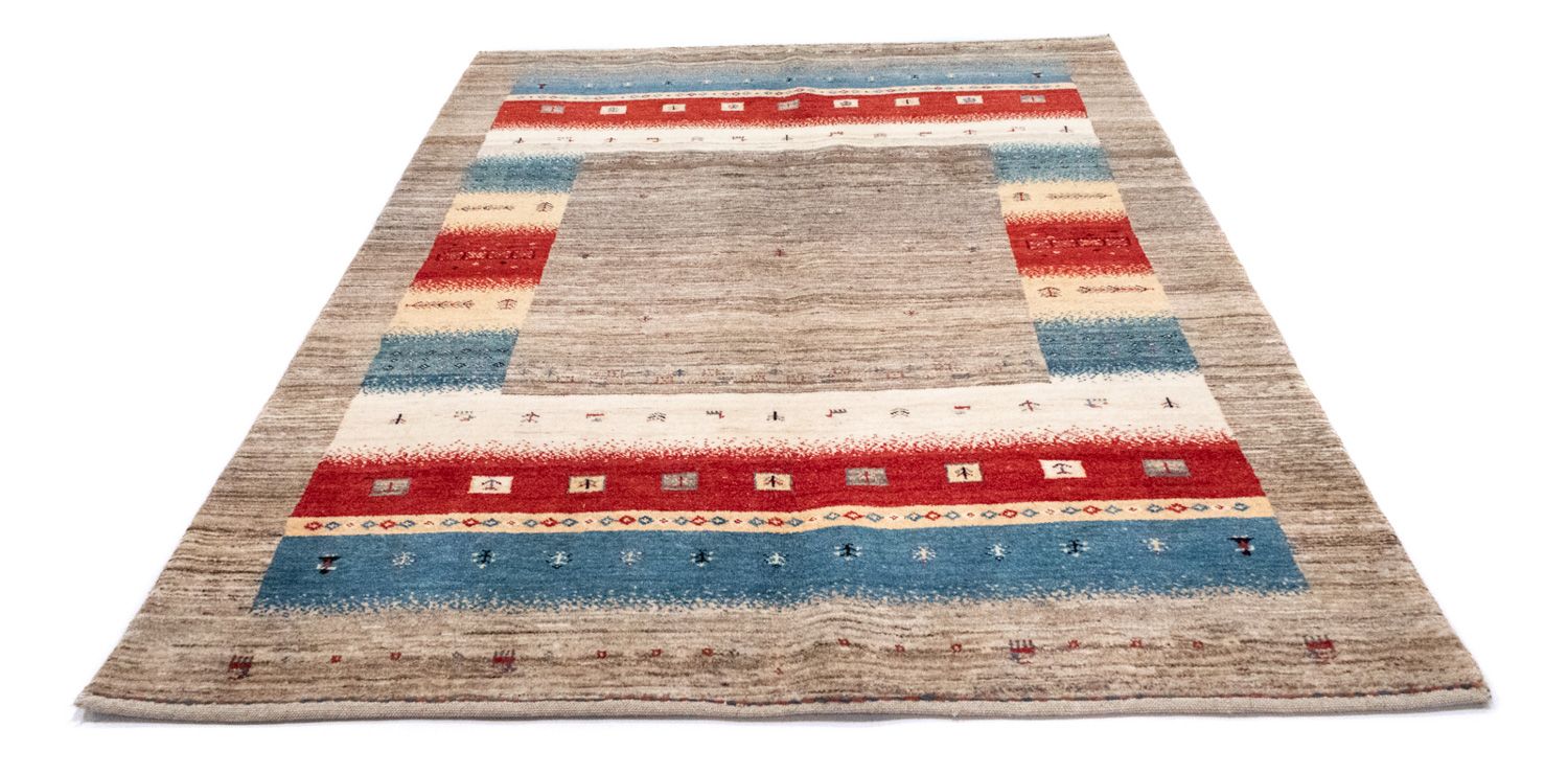 Gabbeh Tæppe - Loribaft Persisk - 212 x 148 cm - flerfarvet