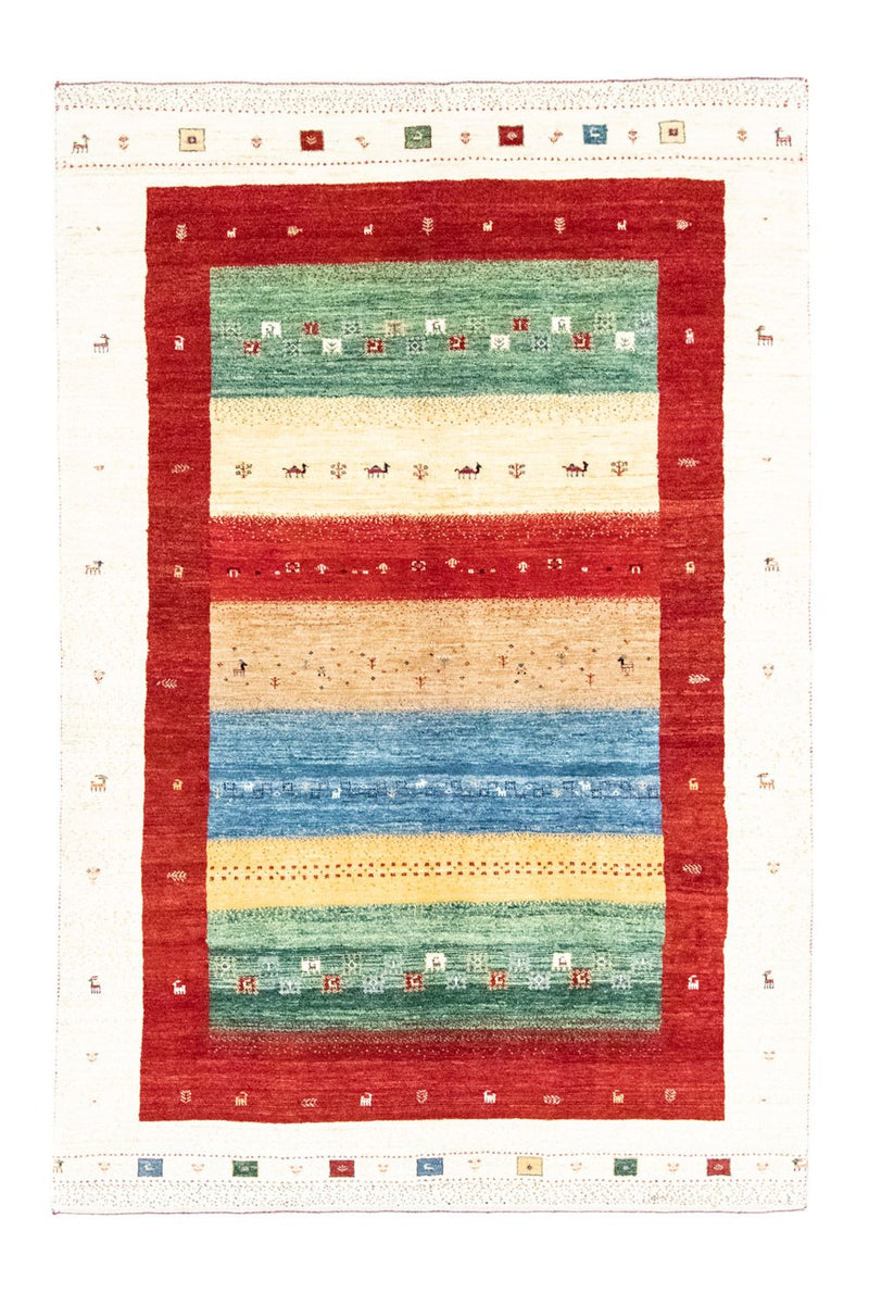 Gabbeh Tæppe - Loribaft Persisk - 252 x 170 cm - flerfarvet